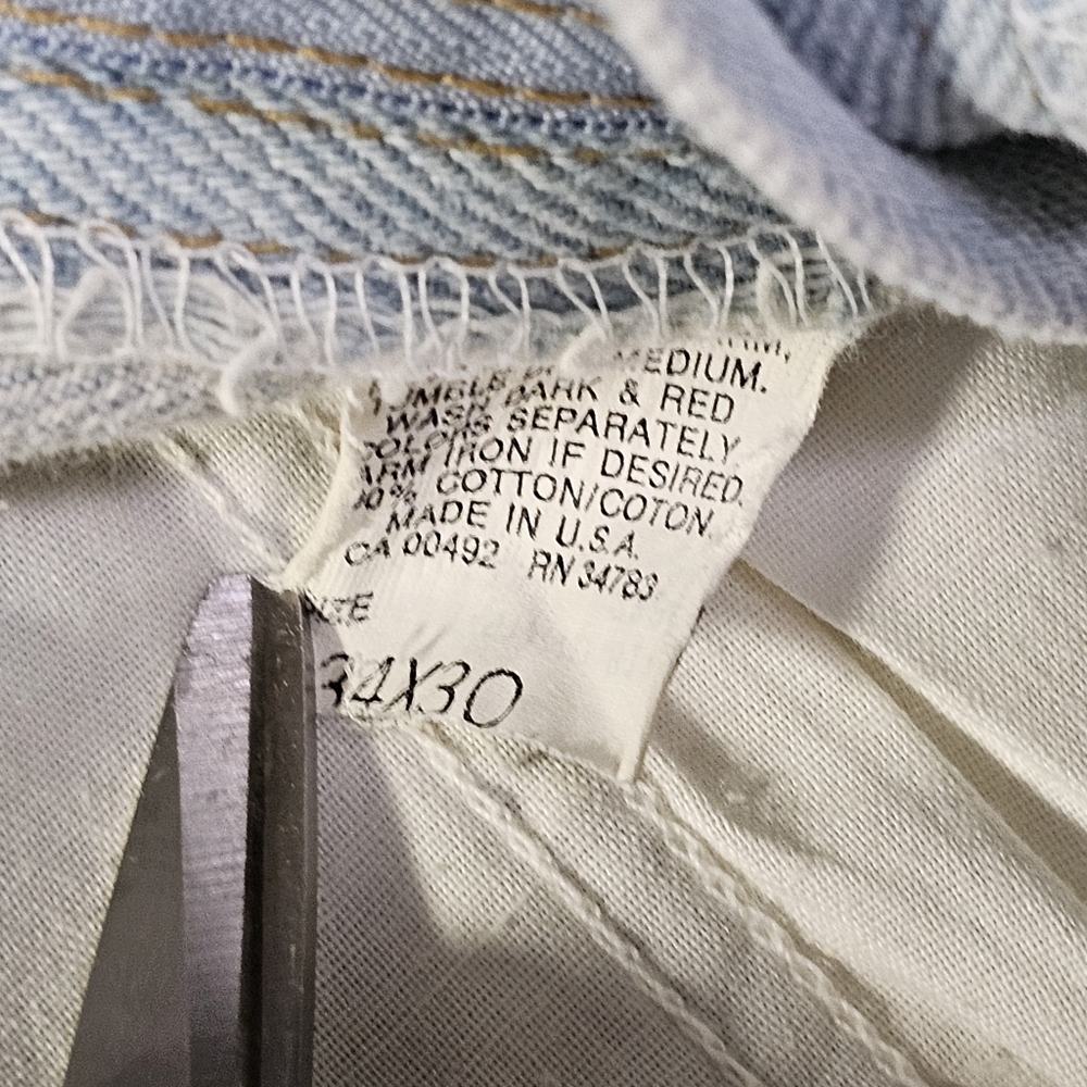 Lee Light Wash vintage Denim Jeans - Picture 4 of 10